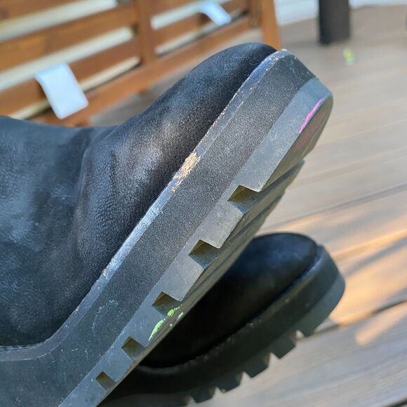 Eileen Fisher Adele Wedge Leather Bootie Women's 6.5 Color Black - Picture 3 of 8